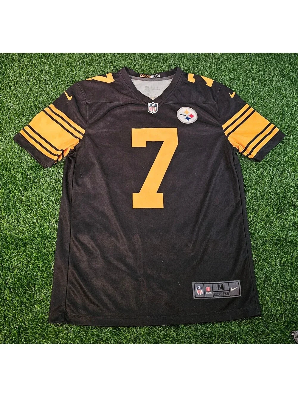 Authentic NFL Pittsburgh Steelers Color Rush #7 Football Jersey Medium